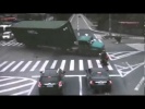 Мотоциклисту невероятно повезло!