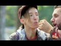 Gross Man Eats Worms