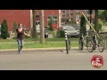 Kid Disappears In Brick Wall Prank