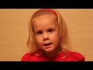 4 х летняя Оля Хопёрская читает стих 'Бабушкины годы'  Очень трогательно