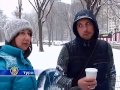 Нью Йорк укрыло снегом