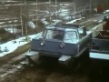 Russian ALL TERRAIN military vehicle drives on snow swamp mud water and land better than 4WD