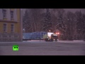Доставка главной елки России в Кремль 2013