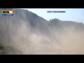 На побережье Франции откололся огромный кусок скалы