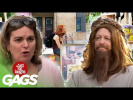 Runners Destroy Art, Having Lunch with Jesus and MORE! | Just For Laughs Compilation