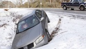 Жесткий вылет в кювет, подборка дтп