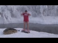 Купание в Якутии при -52C