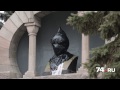 Ленина раскрасили в жовто-блакитный