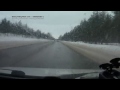 Жесткая авария на трассе при попытке обгона