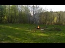 Что будет, если вылить в костер кипящее масло