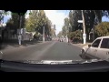 Прокатим телочку на скутере.