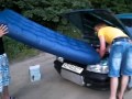 Необычный способ накачать надувной матрас