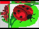 как нарисовать божью коровку по клеточкам