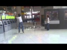 Необычное место для игры в теннис