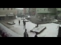 Тротуар ушел под землю
