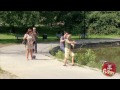 Baby Stroller Falls in Water Prank