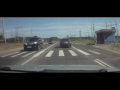 Попытка подставы аварии, агрессивные гопники за рулём