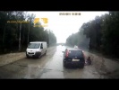 Подборка самых счастливых пешеходов на дорогах