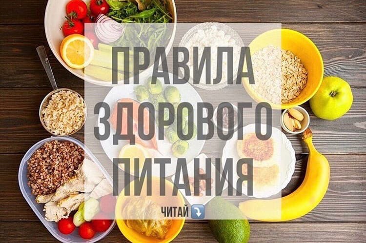 Правила здорового питания